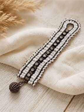 Boho Western Beaded‎ Crystal Cuff Bracelet